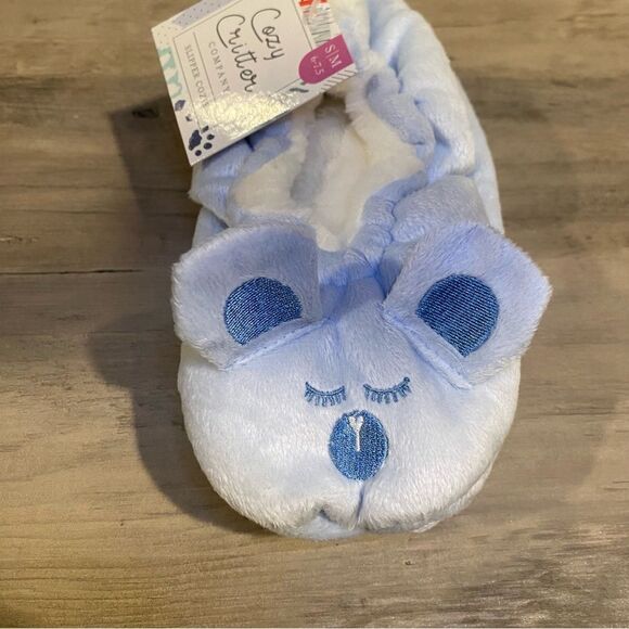 Slippers Cozy puppy size 6-7.5 womens blue non slip - Picture 1 of 5